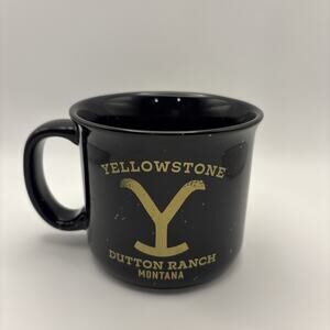 The Yellowstone Dutton Ranch Montana Licensed Coffee 16 oz Mug Zak! Sticker NWT